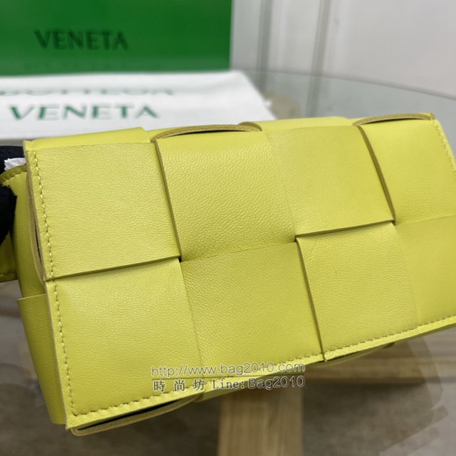Bottega veneta高端女包 KF0015奇異果色 寶緹嘉CAEESTTE腰包 BV經典款手工編織手包腰包胸包斜挎包  gxz1204